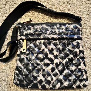 MZ Wallace Metro flat crossbody - animal print